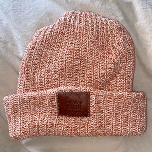 Love Your Melon Beanie- Orange and White